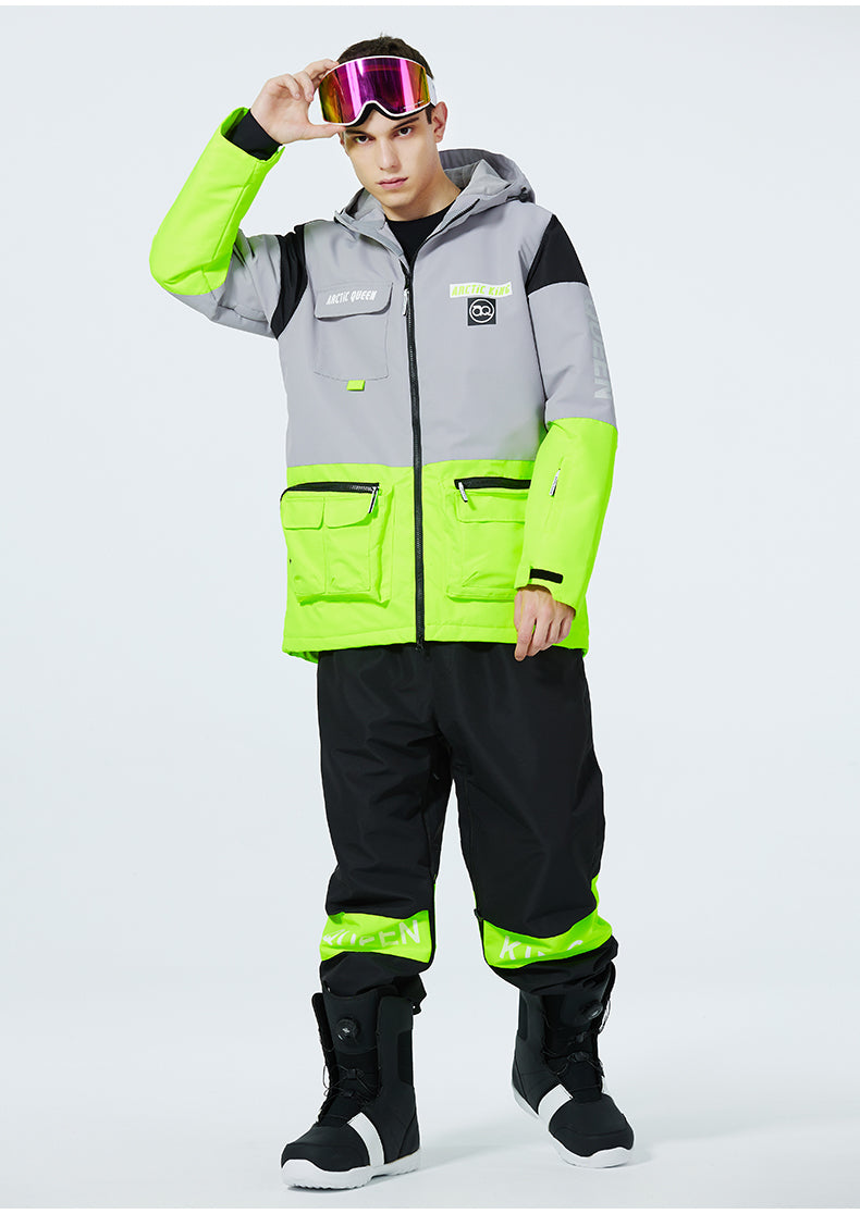 Men's Arctic King Winter Sport Freestyle Snow Jacket & Pants