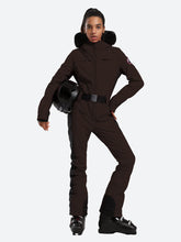 Gsou Snow Women's Classic Faux Fur One Piece Ski Suit