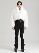 Women's Glacier Vogue Ski Jumpsuit & Faux Fluffy Fur Delish Jacket