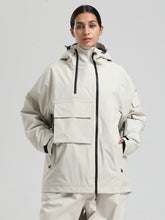 Women's Gsou Snow Terrain Flow FlexZip Hybrid Cargo Snowboard Jacket