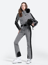 Gsou Snow Women's Faux Fur One Piece Ski Suit
