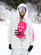 Sudadera con capucha impermeable unisex para mujer Snowall Gangster Swagger Snowscape