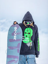 Snowall Unisex Gangster Swagger Snowscape Wasserabweisender Kapuzenpullover für Herren