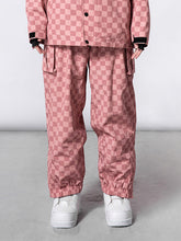 Pantalones de snowboard con diseño de cuadros RAWRWAR para mujer