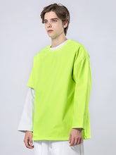 Suéter de cuello redondo falso Mutu Snow Two para hombre