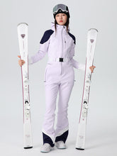 Women's Searipe Retro Vibe Elegant Stretch Flare Ski Jumpsuit