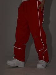 Pantalones de nieve con rayas reflectantes de neón Air Pose para hombre