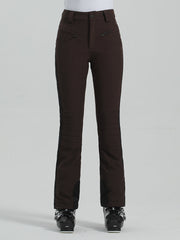 Pantalones de esquí elásticos y ajustados para mujer de Gsou Snow