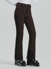 Pantalones de esquí elásticos y ajustados para mujer de Gsou Snow