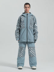 Traje de esquí con lentejuelas para mujer Gsou Snow 