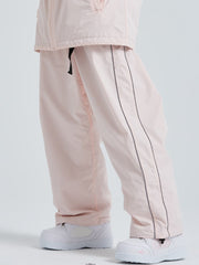 Pantalones de snowboard elásticos con rayas Dook Snow para mujer