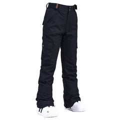 Pantalones con peto para snowboard, esquí e impermeables, elegantes y con aislamiento para mujer 