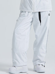 Pantalones de snowboard elásticos con rayas Dook Snow para mujer