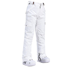 Pantalones con peto para snowboard, esquí e impermeables, elegantes y con aislamiento para mujer 