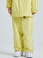 Pantalones de snowboard elásticos con rayas Dook Snow para mujer