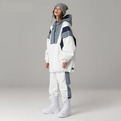 Traje de nieve de invierno de dos piezas unisex Snow Addict Mountain para mujer de Searipe
