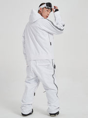 Trajes de esquí de snowboard de una pieza, gruesos, impermeables y cálidos para hombre 