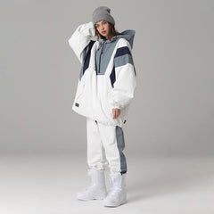 Traje de nieve de invierno de dos piezas unisex Snow Addict Mountain para mujer de Searipe