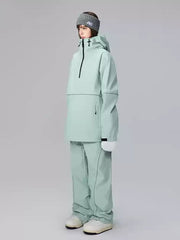 Damen 3 in 1 Overski Wasserdicht Verschleißfest Outdoor Ski Schneeanzüge 