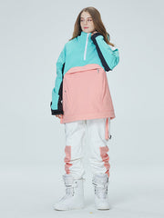 Chaqueta de nieve anorak con bloques de color Mountain Star de Arctic Queen para mujer