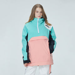 Chaqueta de nieve anorak con bloques de color Mountain Star de Arctic Queen para mujer