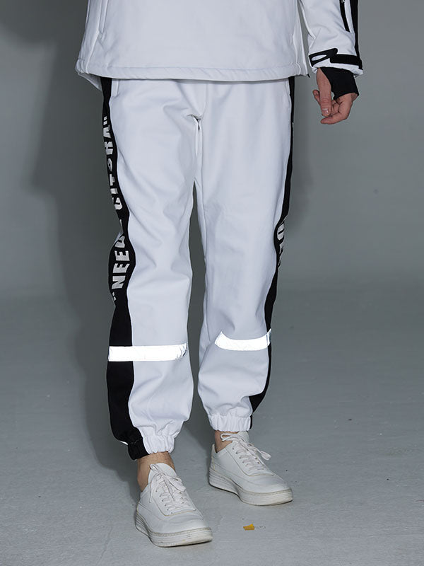Pantalones de snowboard impermeables con cinta reflectante Arctic Queen para hombre