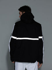 Men's Arctic Queen Winter Guide Stripe Reflective Snow Jacket