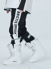 Pantalones de snowboard impermeables con cinta reflectante Arctic Queen para hombre
