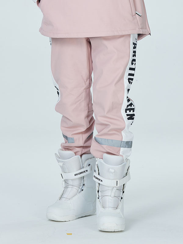Pantalones de snowboard impermeables con cinta reflectante Arctic Queen para hombre