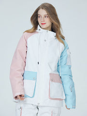 Women's Arctic Queen Divided Sky Colorblock Snow Jacket