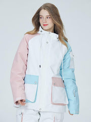 Men's Arctic Queen Divided Sky Colorblock Snow Jacket