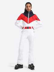 Over Ski Women's One Piece Ski Suit With Hood