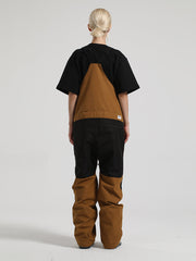 Gsou Snow Damen Colorblock Ski-Latzhose