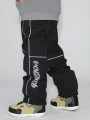 Gsou Snow Herren-Skihose mit reflektierendem Colorblock