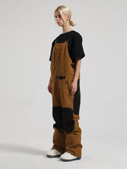 Gsou Snow Damen Colorblock Ski-Latzhose