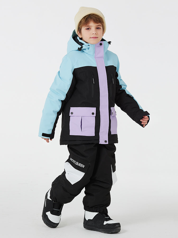 Trajes de nieve impermeables para niños unisex amantes de la montaña