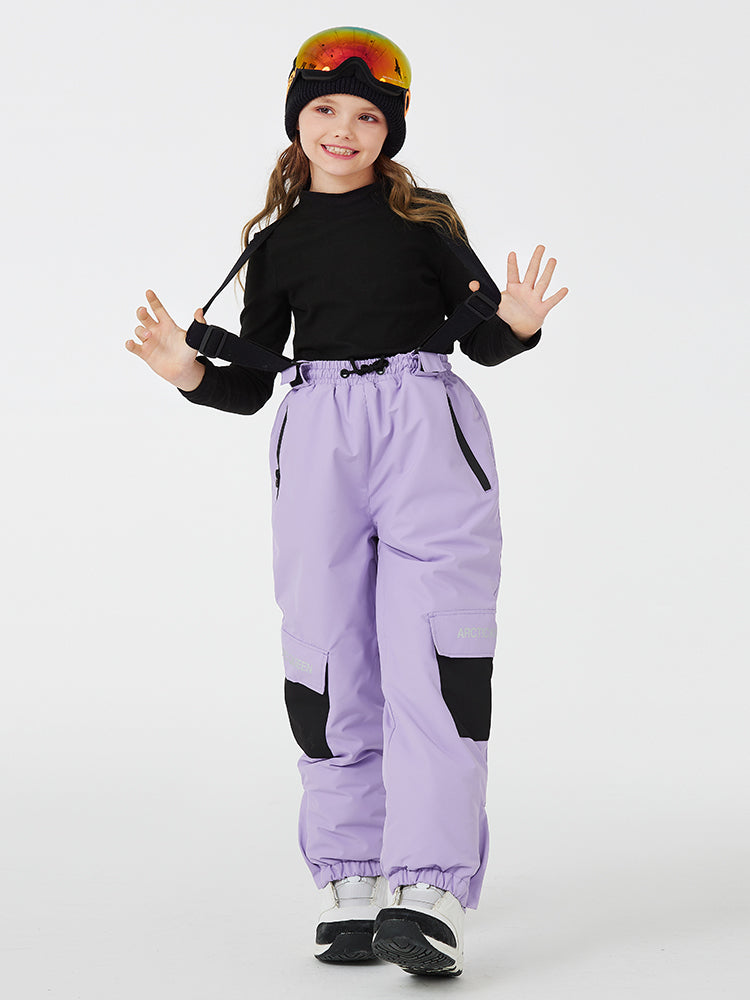 Mountain Lover Wasserdichte Schneehose für Kinder, Unisex, Skilatzhose