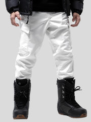 Pantalones de nieve impermeables tipo harén de cintura alta RAWRWAR para hombre