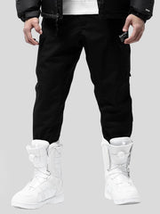 Pantalones de nieve impermeables tipo harén de cintura alta RAWRWAR para hombre