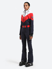 Traje de esquí de una pieza con capucha para mujer Over Ski 