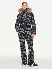 Women's Arctic Queen Winter Fantasy Full Body Onesie Ski Jumpsuit