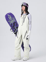 Women's Searipe Durable Mountain Rider All-Terrain Overall Snowboard Pants