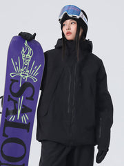 Women's Searipe Unisex Durable Mountain Rider All-Terrain Baggy Snow Jacket