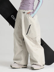 Women's Gsou Snow Durable Urban Vibe All Function Baggy Snow Pants