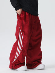 Pantalones de nieve holgados unisex de polar ChillTech de Searipe para mujer