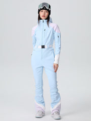 Mono de esquí elástico elegante con efecto retro Searipe para mujer