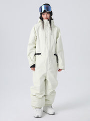 Women's Searipe Mountain Freerider One Piece Ski Suits Full Body Baggy Snowsuits