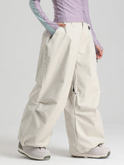Women's Gsou Snow Durable Urban Vibe All Function Baggy Snow Pants