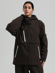 Women's Gsou Snow Durable Mountain Pro Winter Function Cargo Snow Jacket