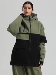 Women's Gsou Snow Terrain Flow FlexZip Hybrid Cargo Snowboard Jacket